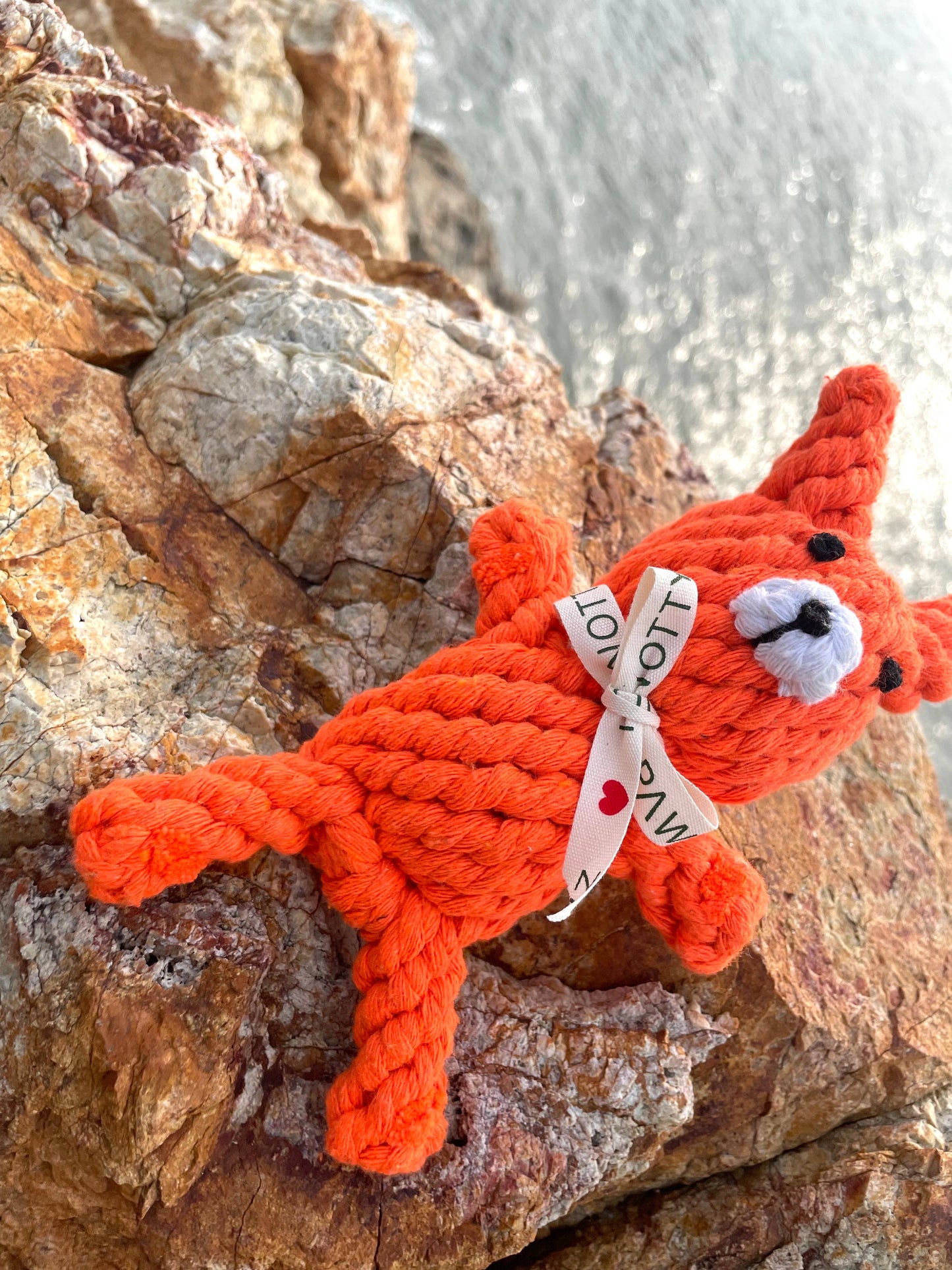 Handcrafted Eco-Fox Chew Rope Toys