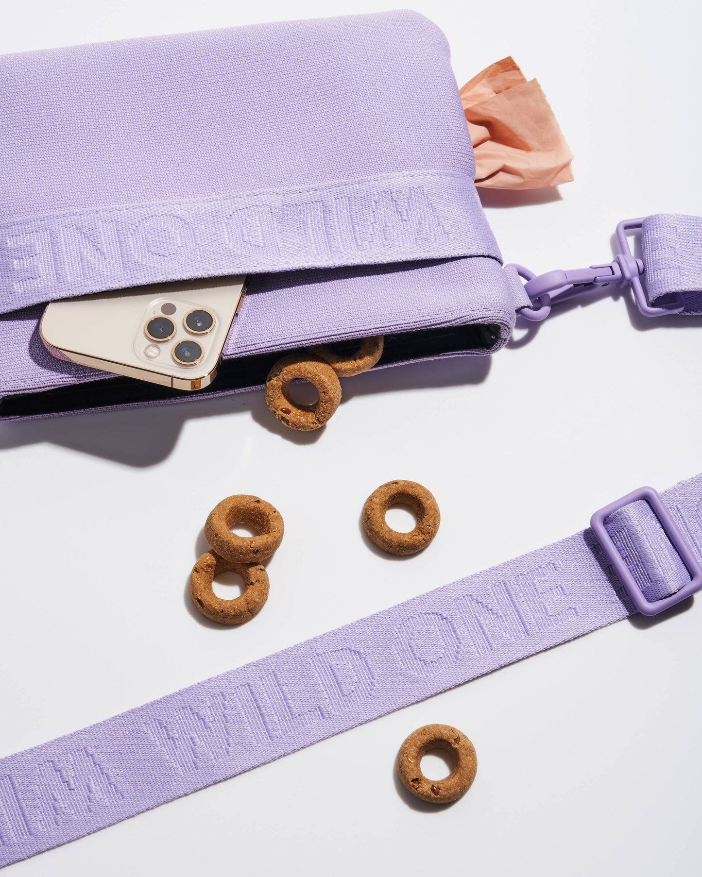 Recycled Knit Eco Cross Body Treat Pouch