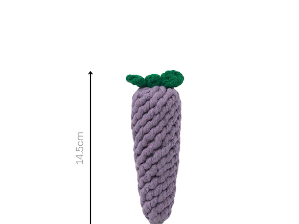 Handmade Fruit and Vegetable Rope Toys, Macrame Toys