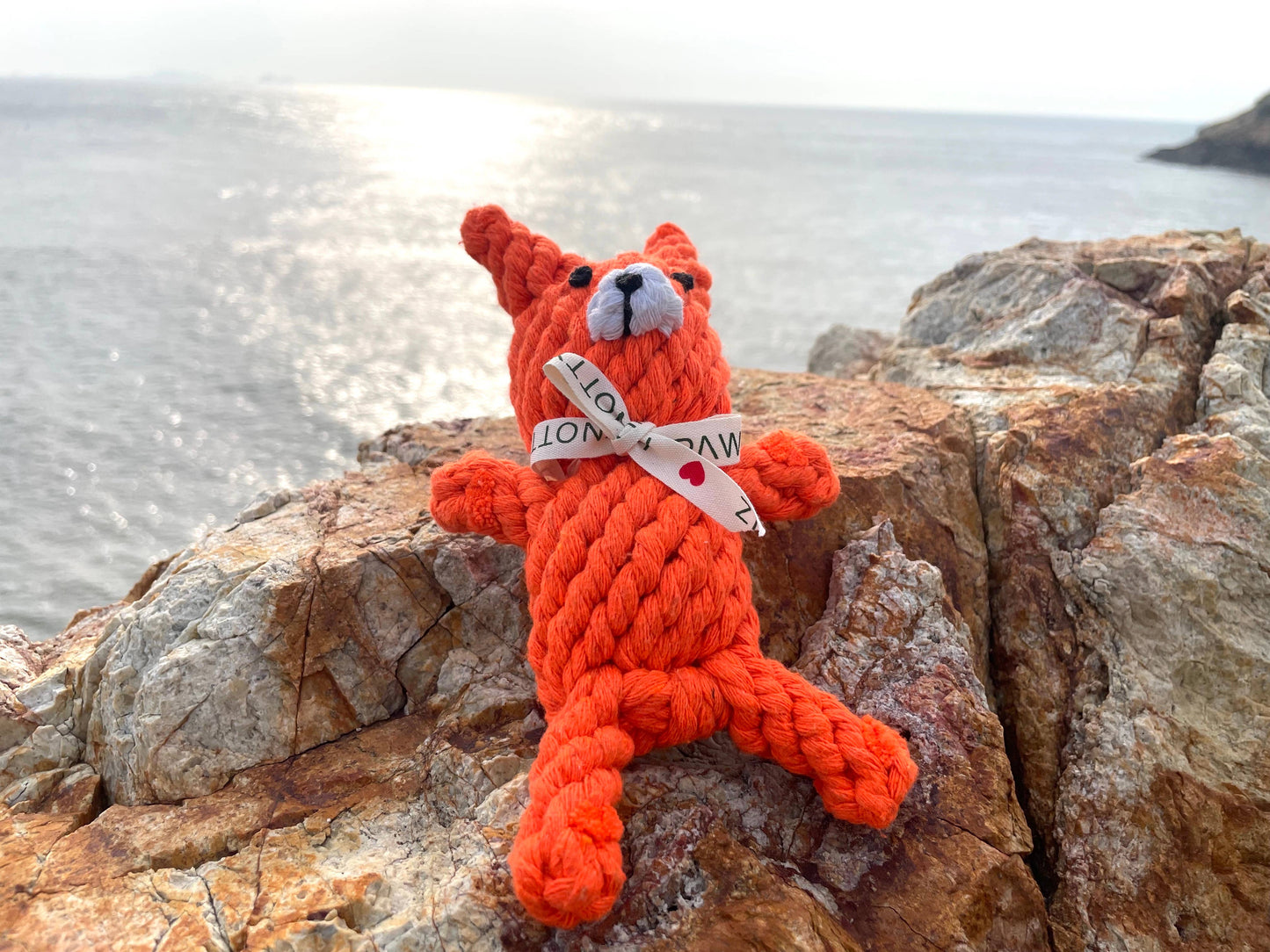 Handcrafted Eco-Fox Chew Rope Toys